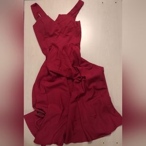 Corset vintage 50s style maxi swing (fit and flare) sleeveless dress